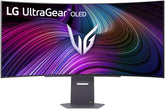 LG UltraGear 45" GX9 Curved OLED Gaming Monitor, WQHD Display, 240Hz Refresh Rate, 0.03ms Response Time, FreeSync Premium & VESA AdaptiveSync | 45GX90SA-B.AMA